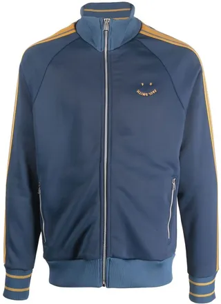 Logo-Embroidered Zip-Up Sweater