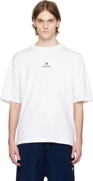 Tommy Jeans White 'New York' T-Shirt