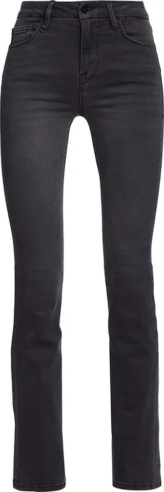 Le Mini Boot High-Rise Stretch Slim Boot-Cut Jeans
