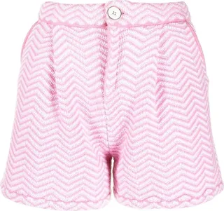 Chevron-Knit Shorts