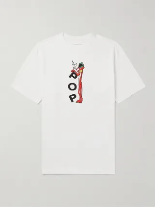 Cool Cat Printed Cotton-Jersey T-Shirt