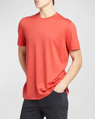 Men's Cotton-Cashmere Crewneck T-Shirt