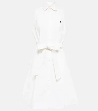 Cotton poplin minidress