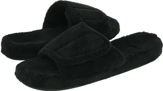 Acorn Spa Slide (Black) Men's Slippers