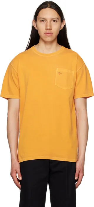 Noah Orange Core T-Shirt