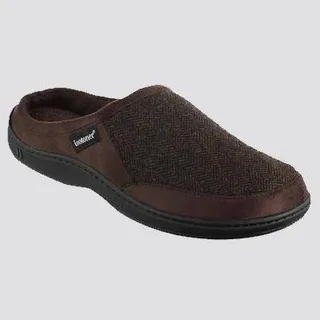 Isotoner Men's Logan Hoodback Slippers - Brown M