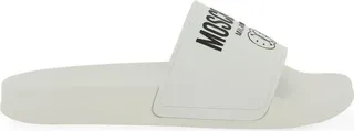 Moschino Smiley Rubber Slides