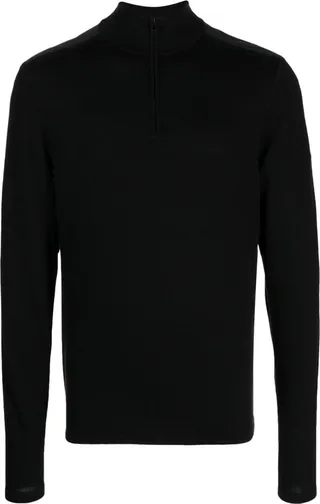 Zip-Up Long-Sleeve Jumper