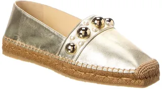 Jimmy Choo Dru Leather Espadrille