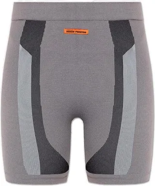 Heron Preston Logo Patch Biking Shorts