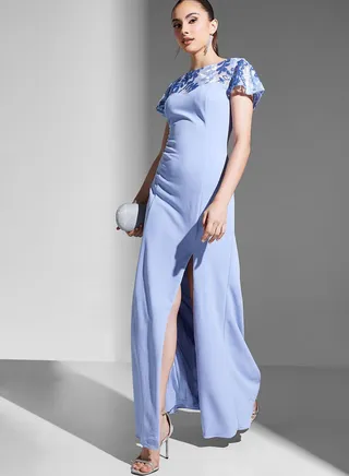 Floral Printed Tiered Dress