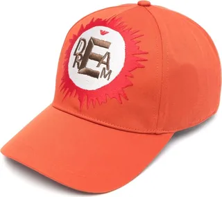Slogan-Embroidered Baseball Cap