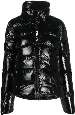 High-Shine Quilted Jacket