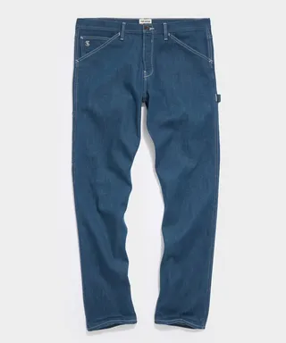 Straight Fit Japanese Carpenter Jean in Blue