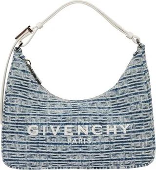 Small Moon Cut Out bag in 4G bleached denim