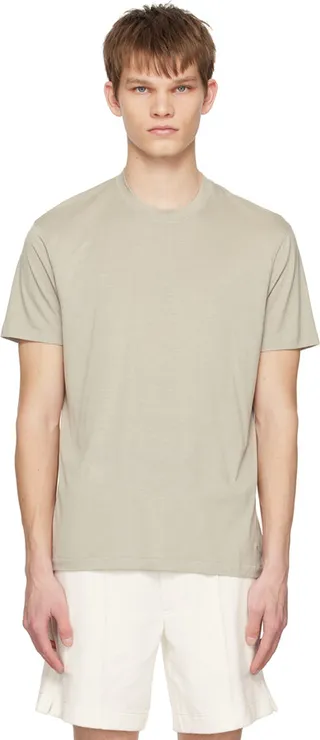 TOM FORD Gray Crewneck T-Shirt