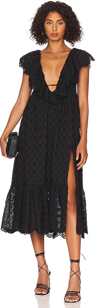 James Midi Dress