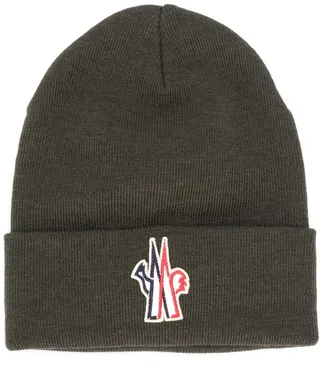Logo Patch Virgin Wool Beanie