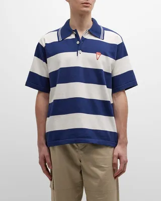 Men's Nautical Graphic Polo Shirt