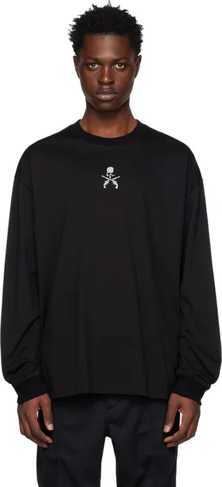 mastermind WORLD Black roarguns Edition Long Sleeve T-Shirt