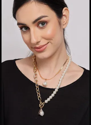 Pack of 3 Gold Plated Designer Chain