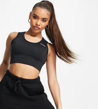 Columbia Training CSC Sculpt cropped tank top in black Exclusive at ASOS