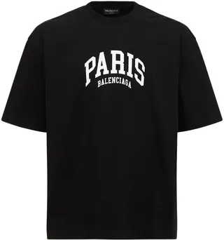 Printed cotton t-shirt