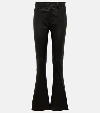 Bootcut Tailorless leather pants