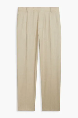 Jupiter tapered wool-flannel suit pants