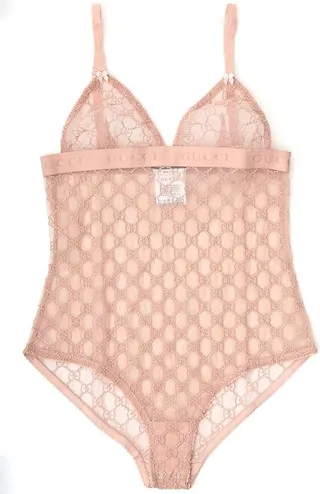 Gucci All Over GG Logo Bodysuit