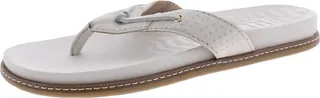 Waveside Womens Leather Slip On Thong Sandals