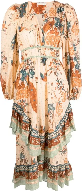 Portia floral-print dress