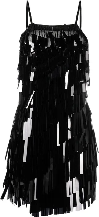 Sequin Fringe Mini Dress