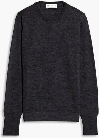 Nina mélange merino wool sweater