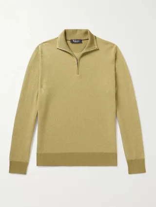 Roadster Cashmere Half-Zip Sweater