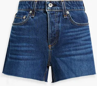 Dre frayed denim shorts