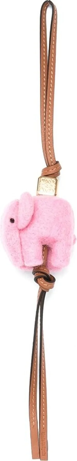 LOEWE- Elephant Leather Charm