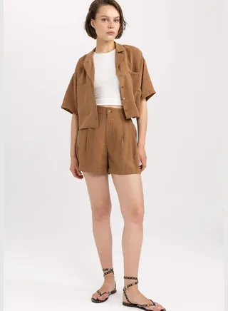 High Waisted Mini Short