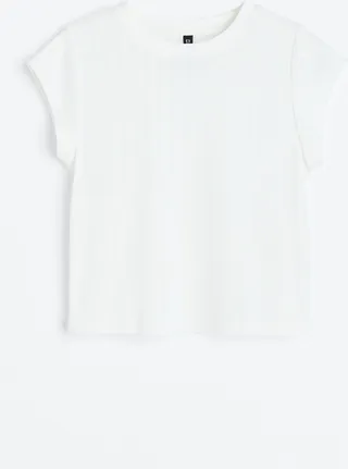 Pointelle Jersey Top