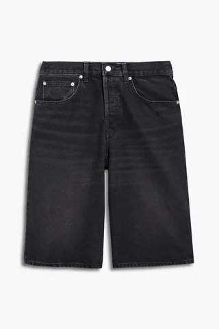 Denim shorts
