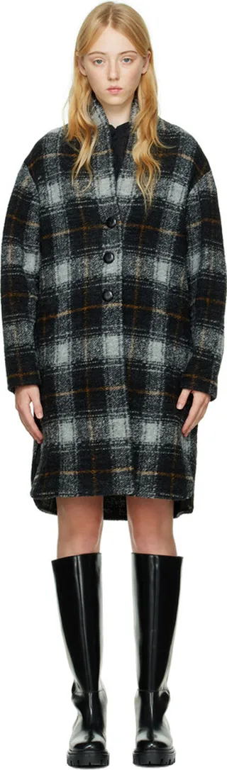 Isabel Marant Etoile Gray Gabriel Coat