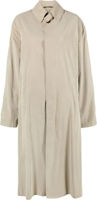 Single-Breasted Cotton Coat