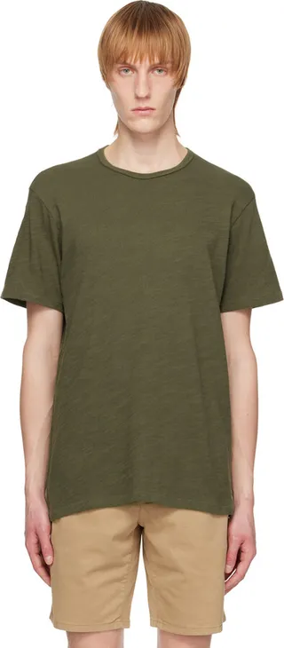 rag & bone Khaki Classic Flame T-Shirt