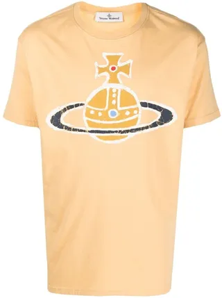 Orb-print short-sleeve T-shirt