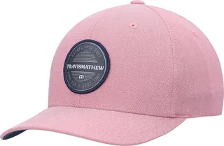 Men's Travis Mathew Heathered Red Ten to Two Flex Hat