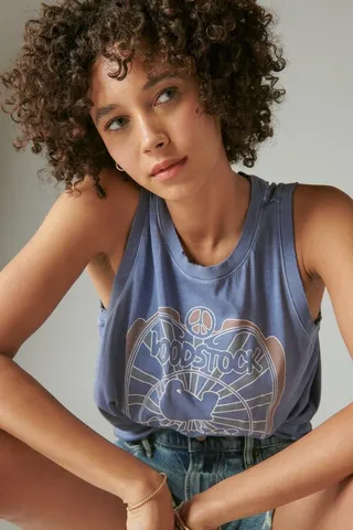 Woodstock Tank Muscle Tee