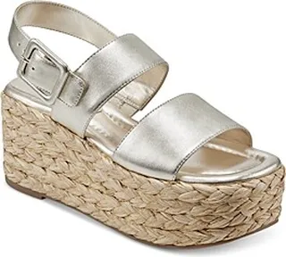 Marc Fisher Ltd. Women's Patryce Ankle Strap Espadrille Platform Wedge Sandals