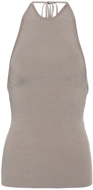 Halterneck tank top