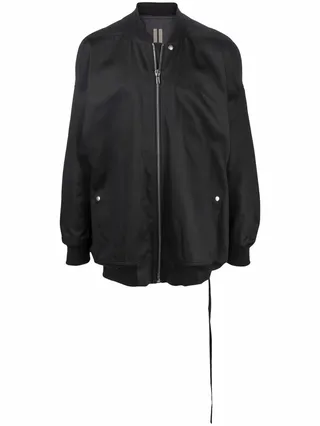 zip-up Jumbo Flight bomber jacket