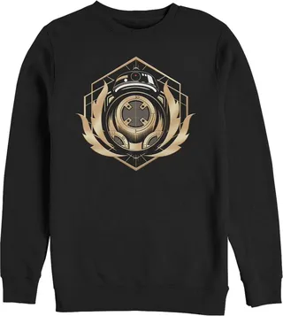 Men's Star Wars The Last Jedi BB-9E Flames Sweatshirt - Black - Small